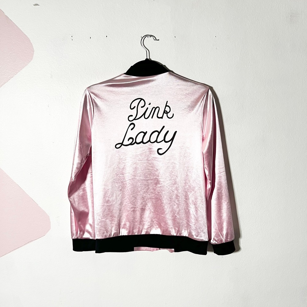 Grease Pink Ladies Jacket Small Pink Retro 50s Costume Halloween